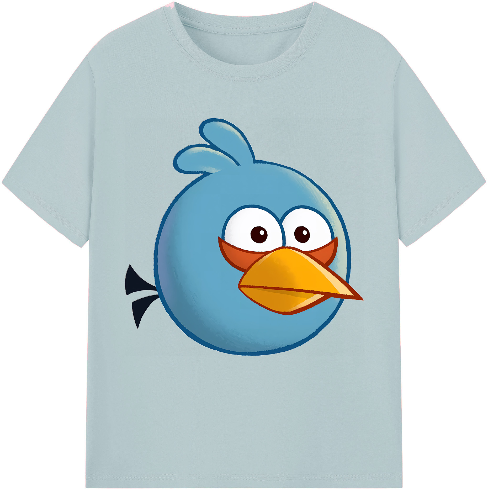 （画像用） Angry Birds アングリーバード 綿100％半袖Tシャツ（フロントプリント）